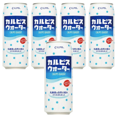 Asahi 朝日 可爾必思乳酸菌飲料, 清爽口感, 純水調製, 500ml, 5瓶