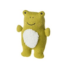 Mary Meyer 蜜兒 柔軟手搖鈴 針織蛙，100%聚酯纖維，適用年齡0歲以上, 1個