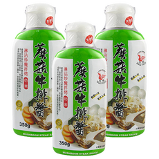 飛馬 蘑菇牛排醬, 350g, 3瓶