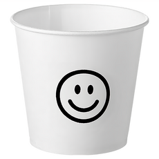 Tamsaa 笑臉圖案紙杯 178ml, 500個, 1組