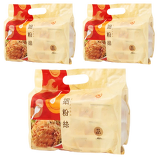 中農粉絲 細粉絲 Set 8入, 台灣製造，採用天然澱粉原料, 280g, 3袋