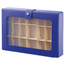 LIHIT LAB. 小物收納盒 A698, 1個, 海軍藍