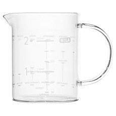 MILA 經典咖啡配方量杯 ML-G813, 350ml, 透明色, 1個