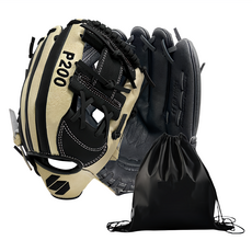 썬버드 야구글러브 P200 11.5인치 돈피가죽 투센 파우치, 1개, 탄 그레이