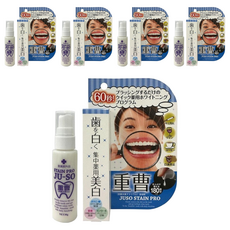 MINOLOGI 米娜姬 美齒精華凝膠 JUSO STAIN PRO 集中美白, 30g, 5瓶