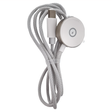 TOTU 拓途 USB-C TO Apple Watch 磁吸充電器充電線 鋅系列, 1m, 鋅系列 白色, 1條