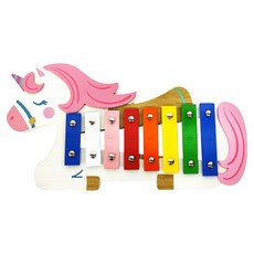 Stephen Joseph 木琴，適用年齡 3歲以上，材質：木頭、金屬, 獨角獸, 1個, 無單位