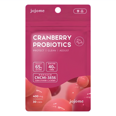 jojome 法國蔓越莓益菌膠囊 含43mg前花青素 400mg/顆 30顆/包, 1包