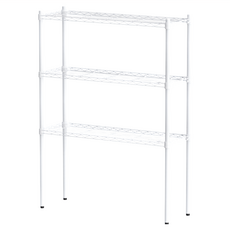dayneeds 日需百備 層架 輕型 90 x 30 x 120cm, 白色, 1個