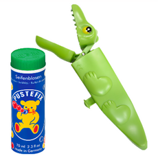 PUSTEFIX魔法泡泡 鱷魚吃泡泡, 綠色, 1入