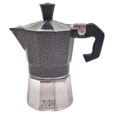 Bene Casa 六角摩卡壺, 1杯份, 銀色, 1個