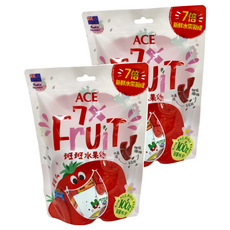 ACE 斑斑水果條, 紐西蘭水果, 7倍新鮮水果製成, 90g, 2包