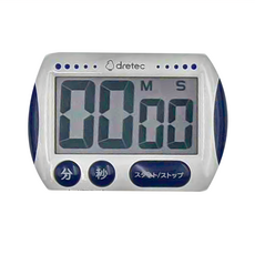 Life 徠福 日本DRETEC 多利可 大字幕正倒數計時器 T-291 63 x 88 x 19mm, 藍色, 1個