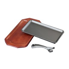 珍珠金屬IH適用方形鑄鐵牛排盤(27 x 15cm, 1入