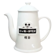 sun art 米奇陶瓷茶壺 喫茶, 670ML, 白色, 1個
