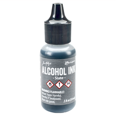 Ranger 酒精墨水 14ml SLATE 石板灰 RG-22183 設計繪畫 手作彩繪, 1瓶