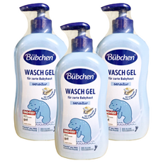 Bubchen 貝臣 WASCH GEL 柔嫩嬰兒肌膚保濕沐浴露, 400ml, 3瓶
