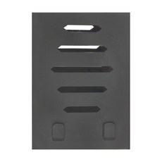 FANCY LIFE 不鏽鋼餐具收納架 筷子筒, 黑色, 1個