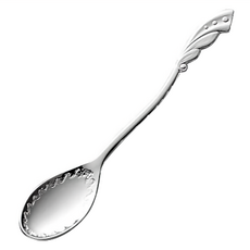 SALUS 佐藤金屬 午茶匙 甜蜜, 銀色, 1支