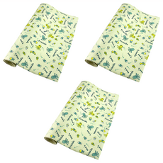 自黏式吸濕防滑墊 C362 132g 3個, 海底世界 綠色, 60.5 x 45cm, 1組