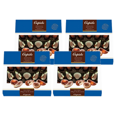 Cupido 酷比特 貝殼榛果夾心巧克力, 大理石紋牛奶巧克力, 250g, 4盒