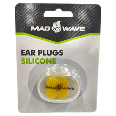 MAD WAVE 矽膠耳塞, 1盒, 黃色