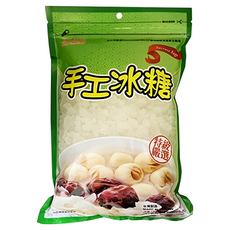 CHI-SHENG 耆盛食品 手工冰糖 適用於調味、料理、泡咖啡、煮甜湯、煎藥 夾鏈袋方便保存使用, 1kg, 1包