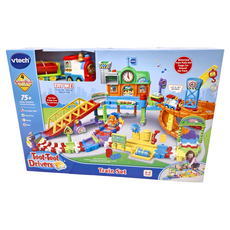 Vtech 偉易達 嘟嘟車系列 皇家建築電動火車鐵道組, 多色, 1組