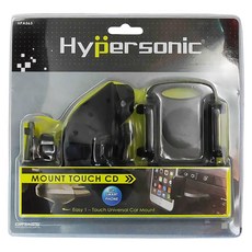 Hypersonic 車用CD孔手機架 HPA563, 黑色, 1個