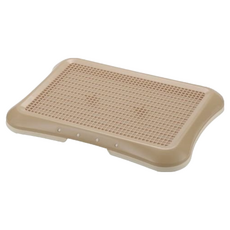 Richell 利其爾 平面網狀便盆, 48*35*4.5cm, 淺棕, 1個