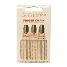 GLOSSYBLOSSOM 指環貼 指間鏈, 96736, 1組