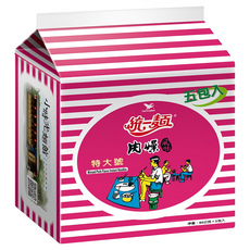 統一 統一麵 肉燥風味 特大號 85g, 5包