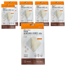 HERADERM 赫麗敷 超薄型親水性敷料 HD-HC08 2片, 6包