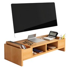 AOTTO 創意傢俱 大容量收納桌上型螢幕增高架 50*20*14CM 拾高視線, FT-052