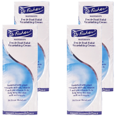 Dr.Fischer 費雪博士 孕婦產前產後滋養霜，富含植物萃取物，維生素E和維生素B5，有助於保持皮膚柔軟和彈性, 200ml, 4件