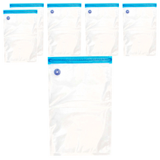 真空食品密封袋 保鮮袋, S3(34 x 22cm), 10個, 6包