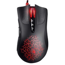 A4TECH 雙飛燕 Bloody 光微動光學遊戲鼠, 黑色, A90