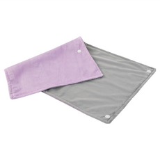 ANTIAN 石墨烯USB加熱保暖熱敷墊 熱敷驅寒電熱毯 暖身毯 暖手寶 膝蓋發熱毯 暖宮/暖腿/暖背 紫色, 30 x 50cm