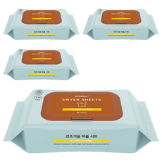 KUNDAL 昆黛爾 10倍高濃縮柔軟香氛烘衣紙 依蘭香, 1入, 4包