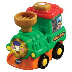 vtech 偉易達 嘟嘟聲光互動車 小火車 激發寶寶探索慾望, 1個