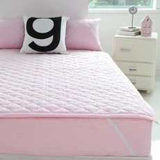 BASUM 純棉鋪棉床墊, 粉色的
