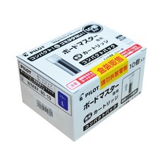 PILOT 百樂 白板可換卡式墨水 10入 量販盒 環保實用, 藍色, 1盒