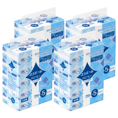 elleair 艾黎艾爾 柔韌吸水擦手紙巾抽取式 200組 紙漿100% 抗菌薄膜包裝 柔軟溫和 體積小巧, 5包, 4袋