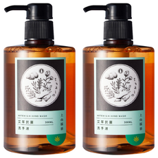tsaio 上山採藥 艾草抗菌洗手液 溫和清潔 保濕潤澤 300ml, 2瓶