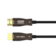POLYWELL 寶利威爾 HDMI AOC光纖線 2.0版, 8m, 1條