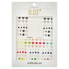 withshyan 超薄美甲貼 0.03mm, No.22282, 1組