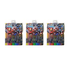 Heemang Note Marvel 漫威 復仇者聯盟彩色鉛筆套裝, 12色, 3組
