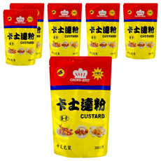 CROWN-BIRD 皇冠鳥 卡士達粉 非基因改造, 300g, 6包