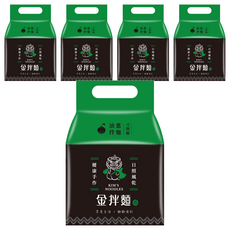 金拌麵 經典油蔥刀削麵, 手工日曬風乾，4包入, 520g, 5袋