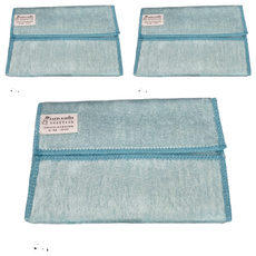 巧易潔 亮亮除油布, 除油吸水 免用洗劑 木質纖維, 30x22cm, 台灣製造, K7482, 3條, 1入